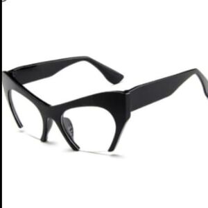 Black Cat-Eye Glasses